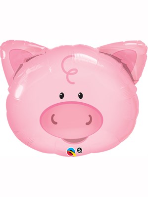 Playful Pig 30" SuperShape Foil Balloon
