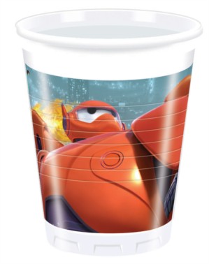Big Hero 6 Plastic Cups 8pk