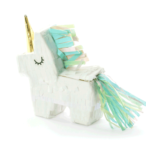 Mini Unicorn Pinata Table Decoration